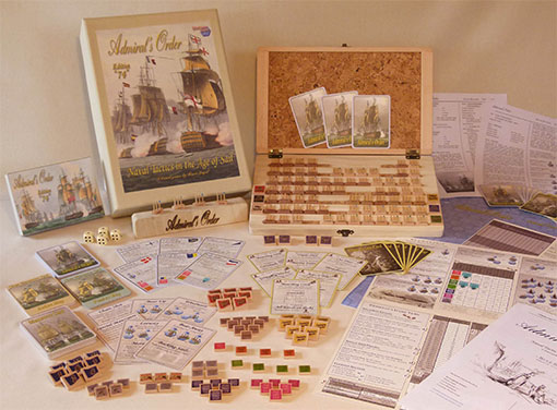 Componentes de Admiral orders naval tactics in the age of sail