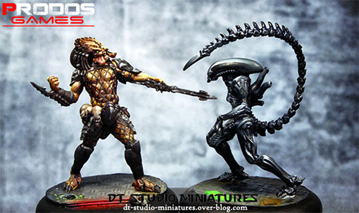 depredador y alien de alien vs predators